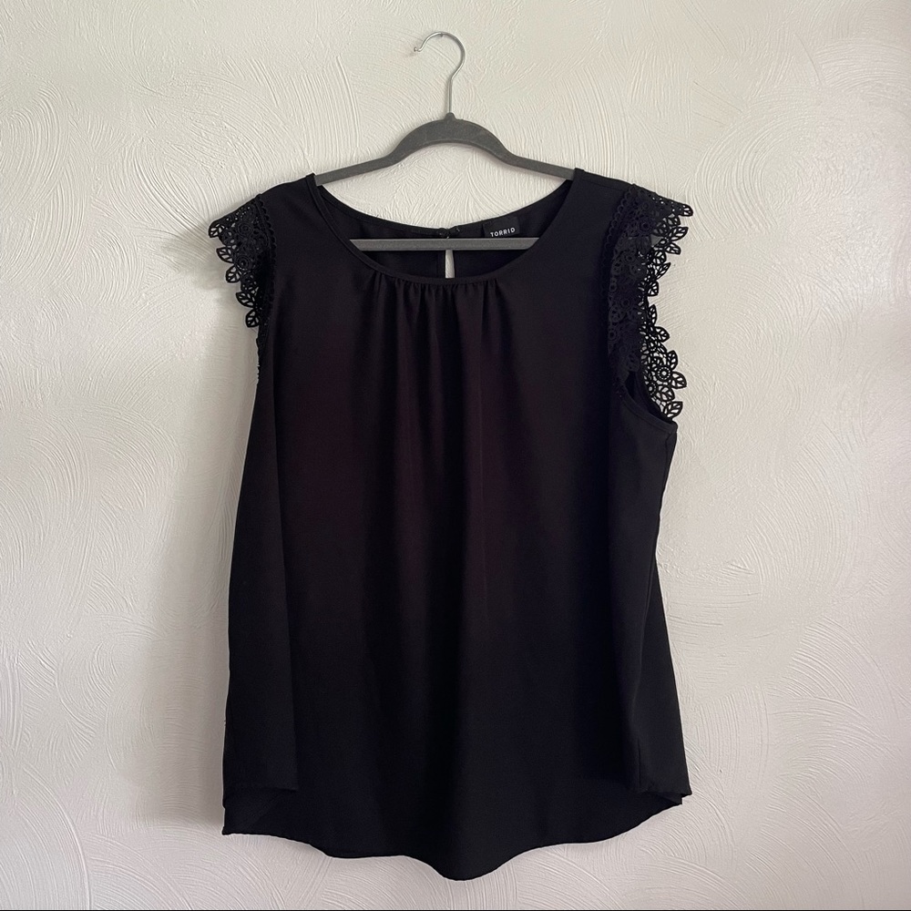Torrid Black Blouse